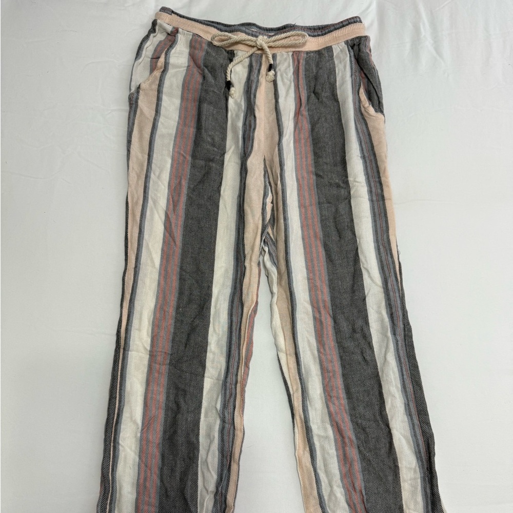 Stripped Linen Pants